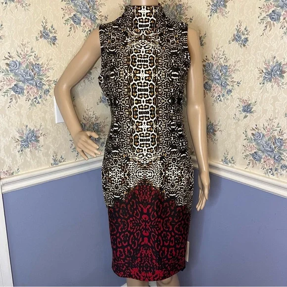 venus printed bodycon dress Clothing : Midi Dresses : 'Venus' Vintage Floral Midi Dress